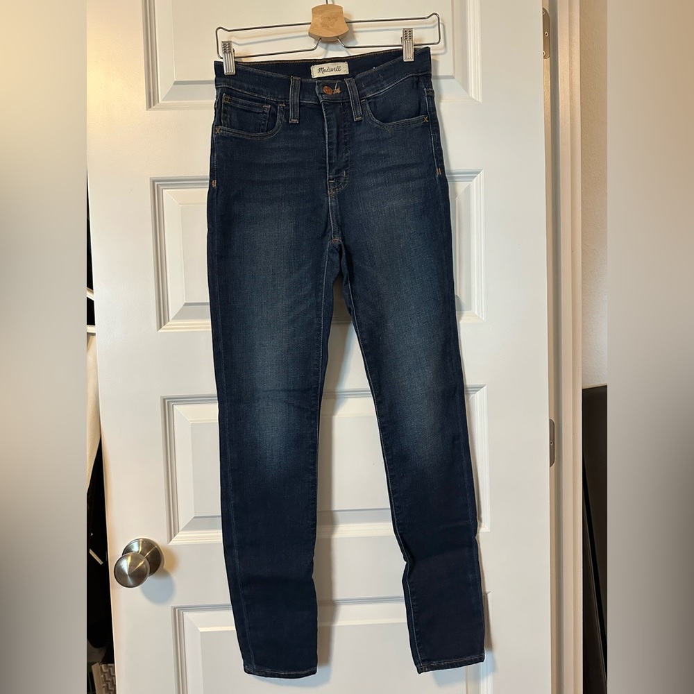 Madewell Dark Blue Skinny Jeans